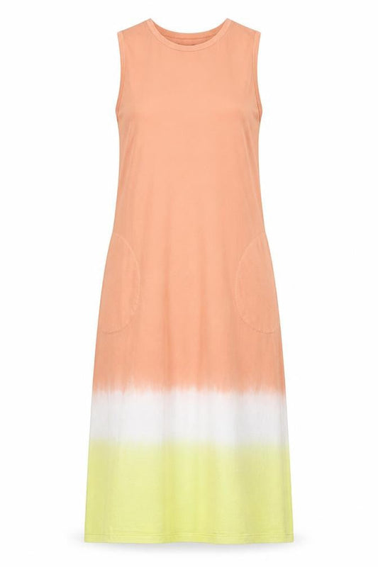 Lands' End Women Multicoloured Cotton Casual Dress S