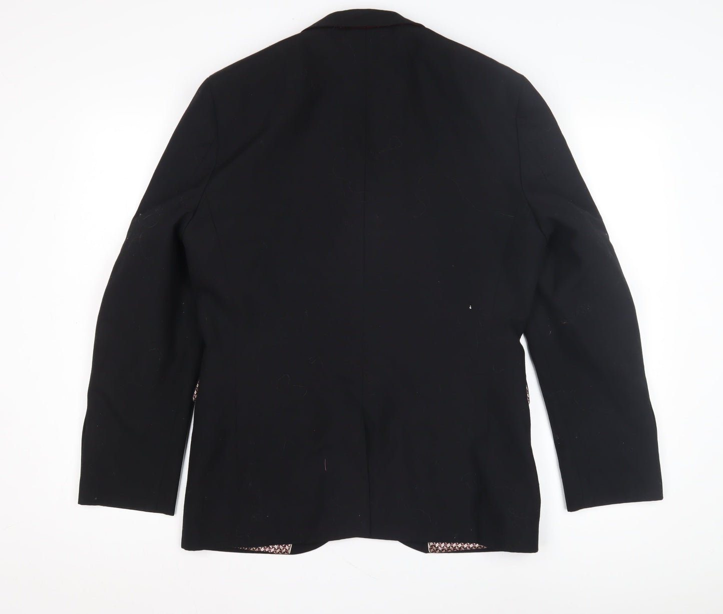 Next Men's Black Slim Fit Blazer, Size 38, Formal Wear