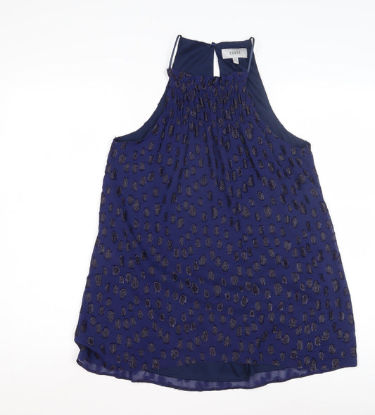 Coast Women's Blue Sleeveless Top Size 12