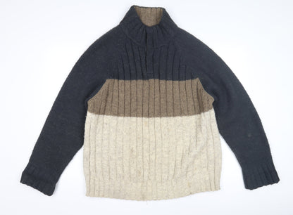 Marks & Spencer Men's Multicoloured Jumper, L