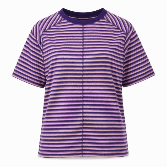 Marks and Spencer Women's Striped Multicoloured T-Shirt
