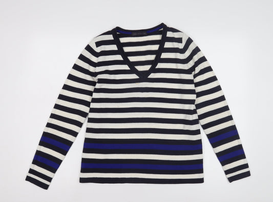 Marks and Spencer Women's Multicoloured Striped Jumper