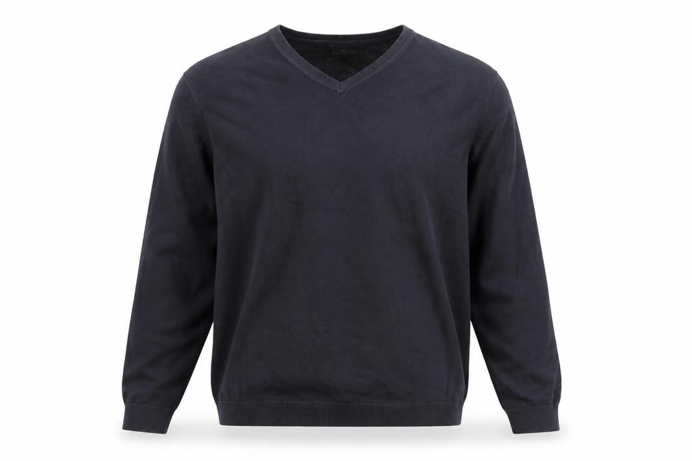 Next Men's Black V-Neck Pullover Jumper XL