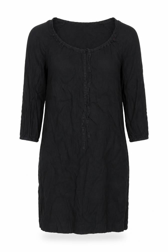 The White Company Black Women’s Dress, Size 8, Linen