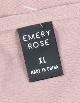 Emery Rose Women's Pink Camisole Tank, XL
