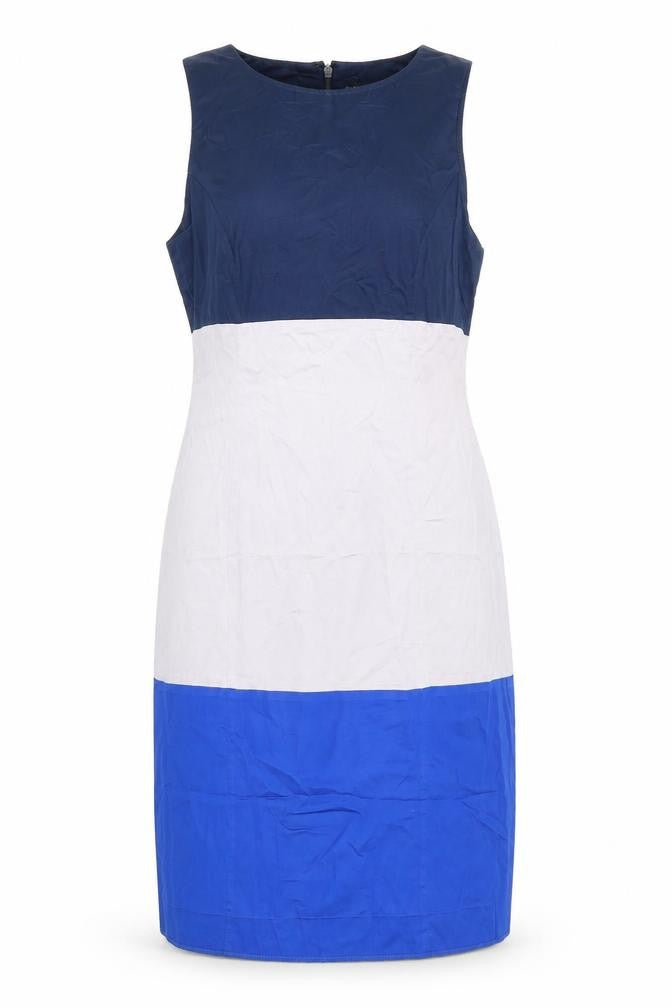 French Connection Women's Multicoloured Sheath Dress Size 8