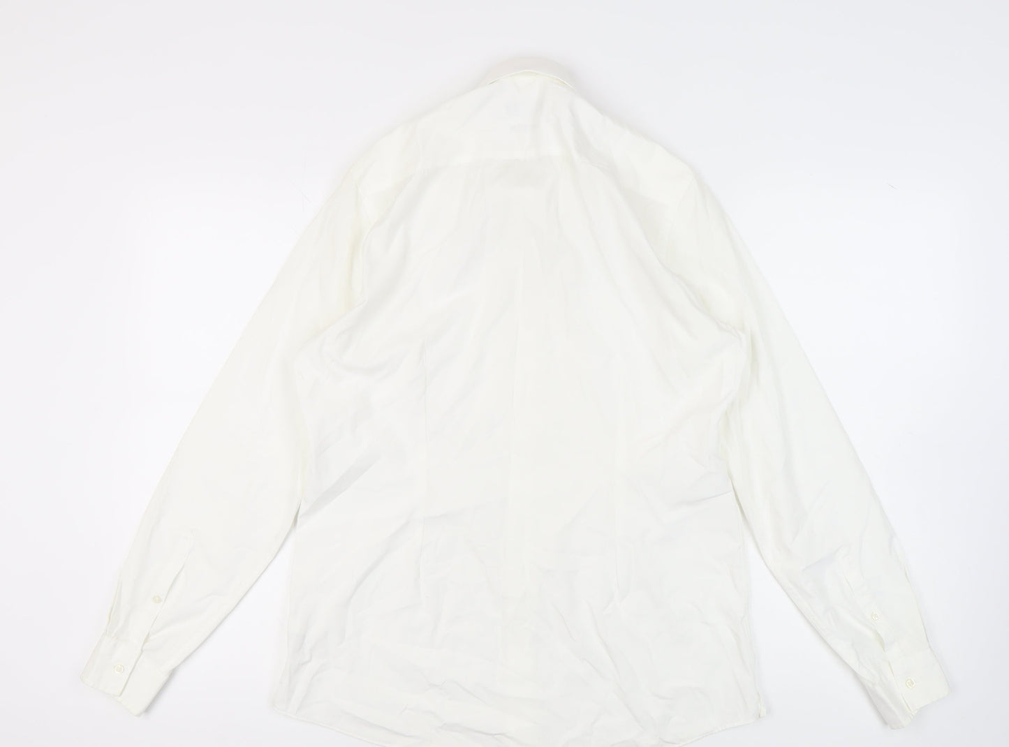 Next Men's White Slim Fit Dress Shirt 41cm