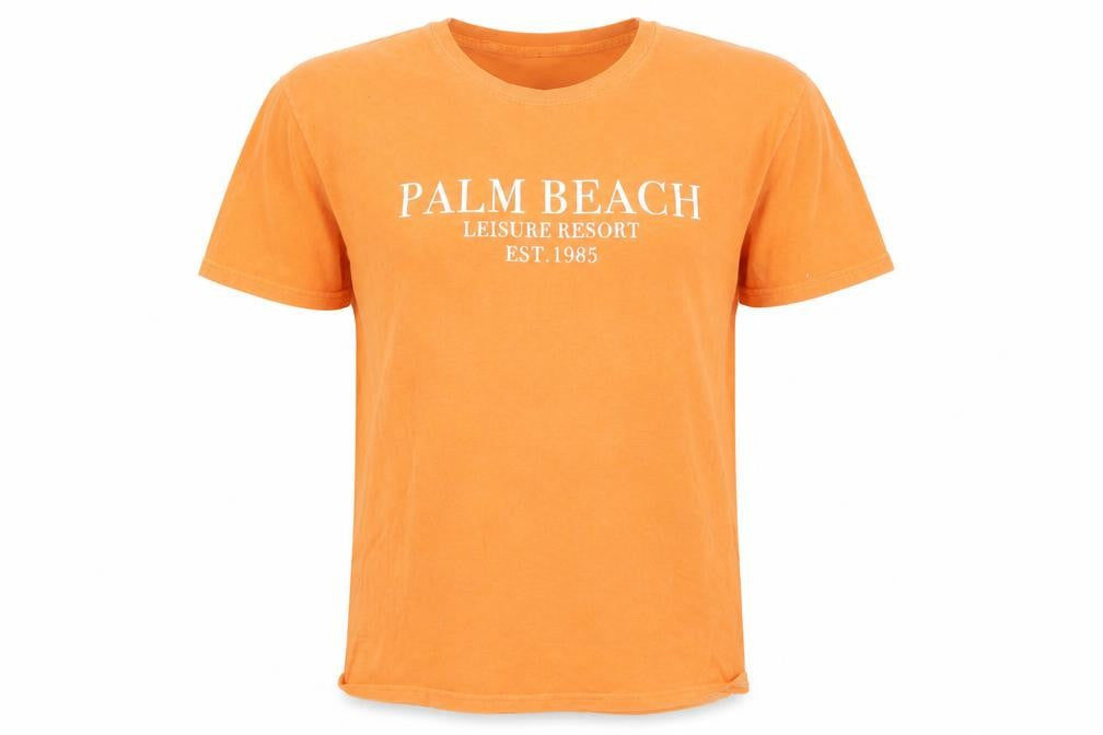 PrettyLittleThing Women's Orange Cotton T-Shirt S