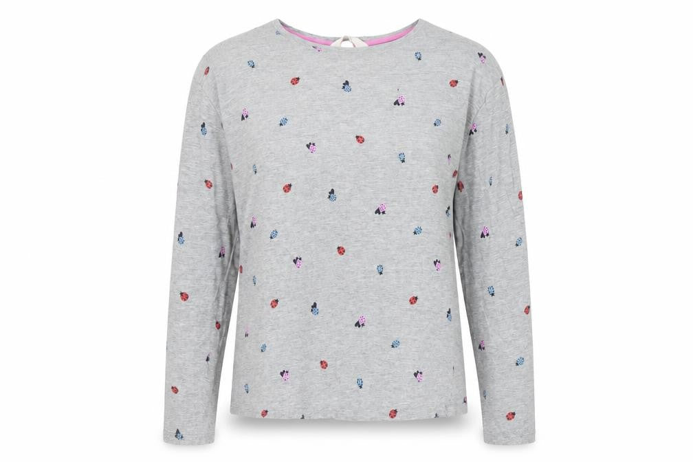 Marks & Spencer Women's Grey Pyjama Top S
