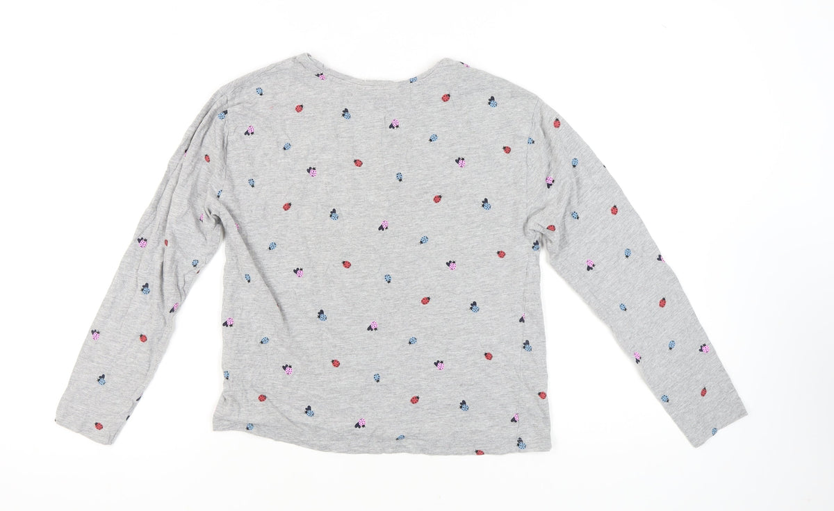Marks & Spencer Women's Grey Pyjama Top S