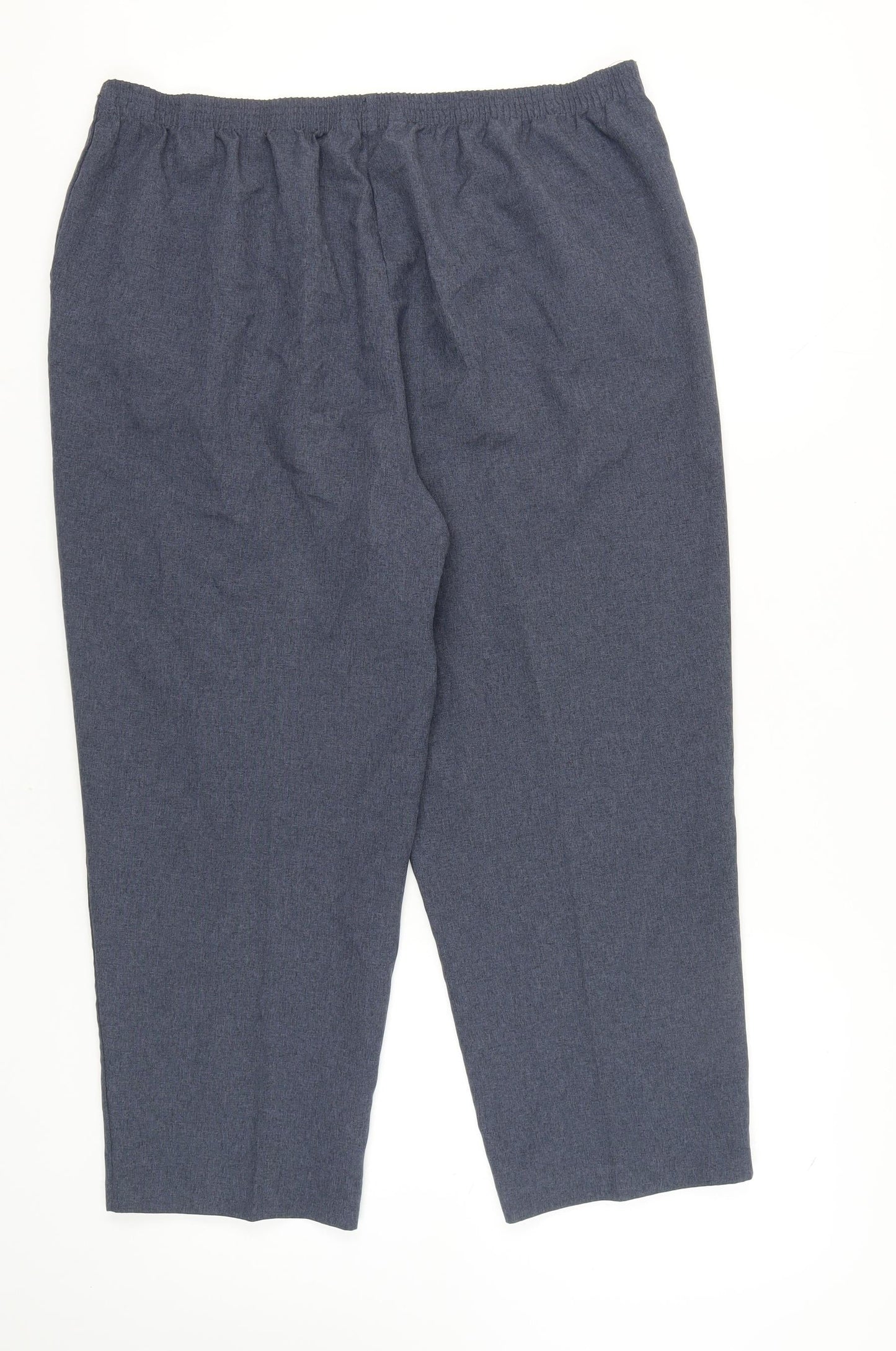 Bonmarché Women's Blue Trousers, Size 18, Polyester, Excellent