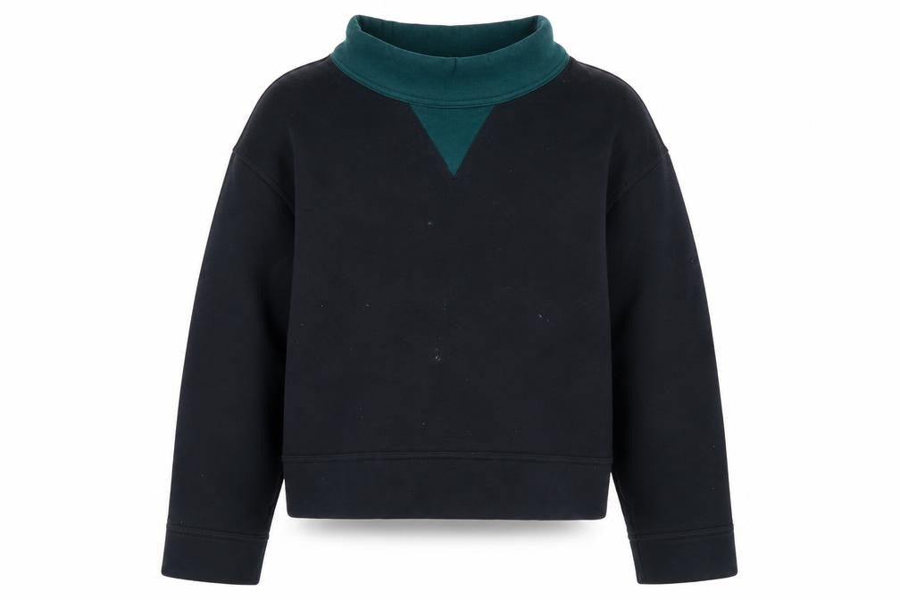 Lacoste Women's Black Sweatshirt Size 10 - Casual Winter