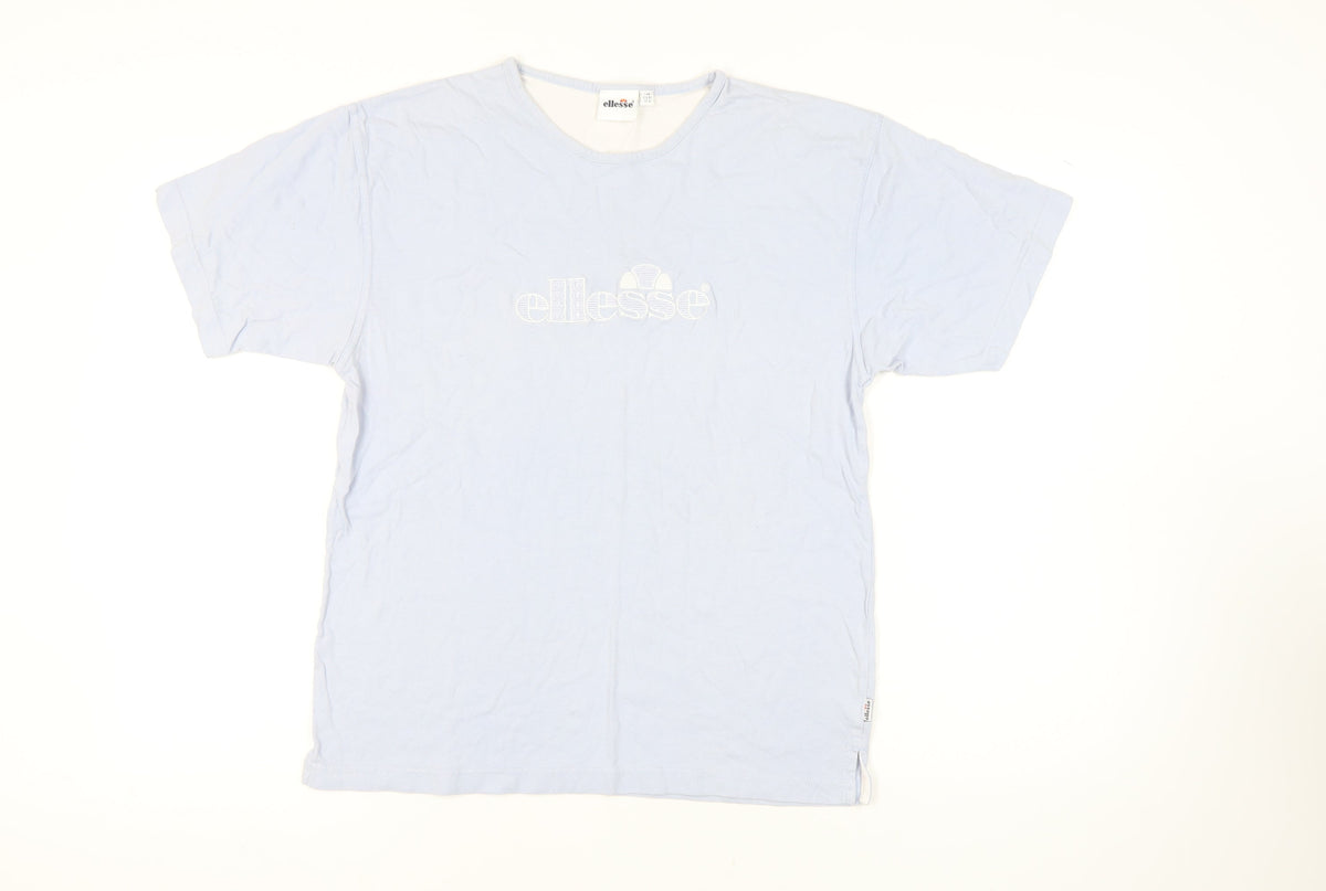 Ellesse Women's Blue Short Sleeve Crew Neck T-Shirt