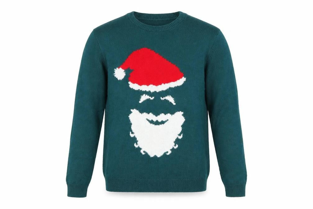 Topman Men’s Green Christmas Pullover Jumper L