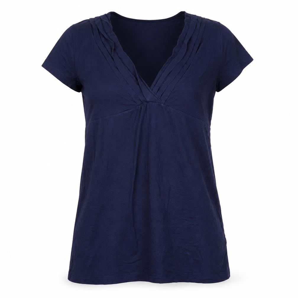 Gap Maternity Blue V-Neck Women's T-Shirt M