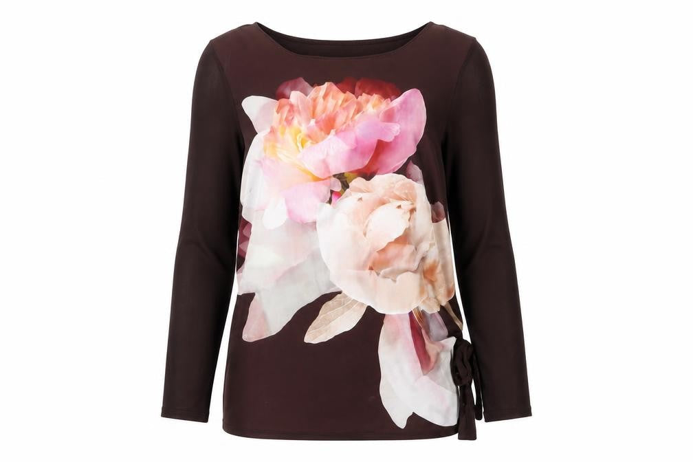 Oasis Women's Multicoloured Floral Tunic Blouse - Size S