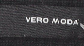Vero Moda Women's Black Shift Dress M 3/4 Sleeve Casual