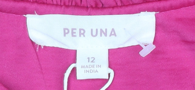 Marks & Spencer Women's Pink A-Line Dress Size 12