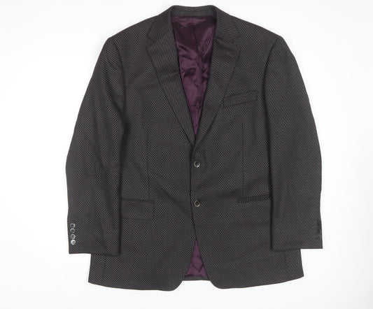 Marks and Spencer Men's Black Wool Blazer M