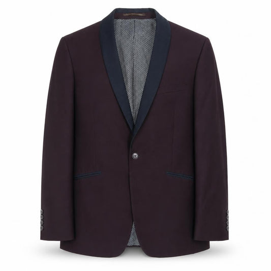 Red Herring Men's Purple Blazer - Size 40, Formal Jacket