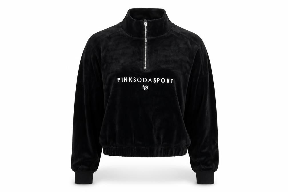 Pink Soda Sport Women's Black Pullover Hoodie Size 6