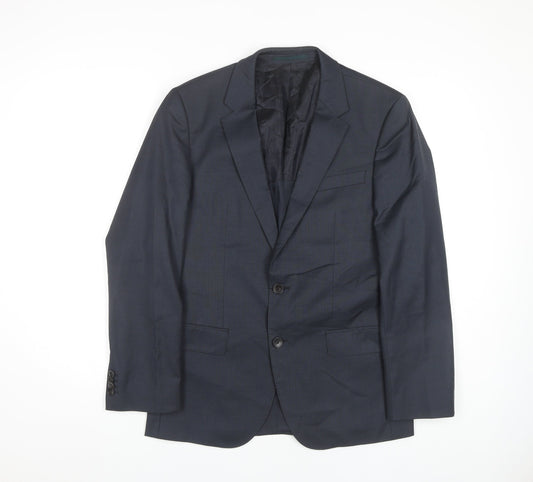 Hugo Boss Men's Blue Suit Jacket 36R Regular Fit
