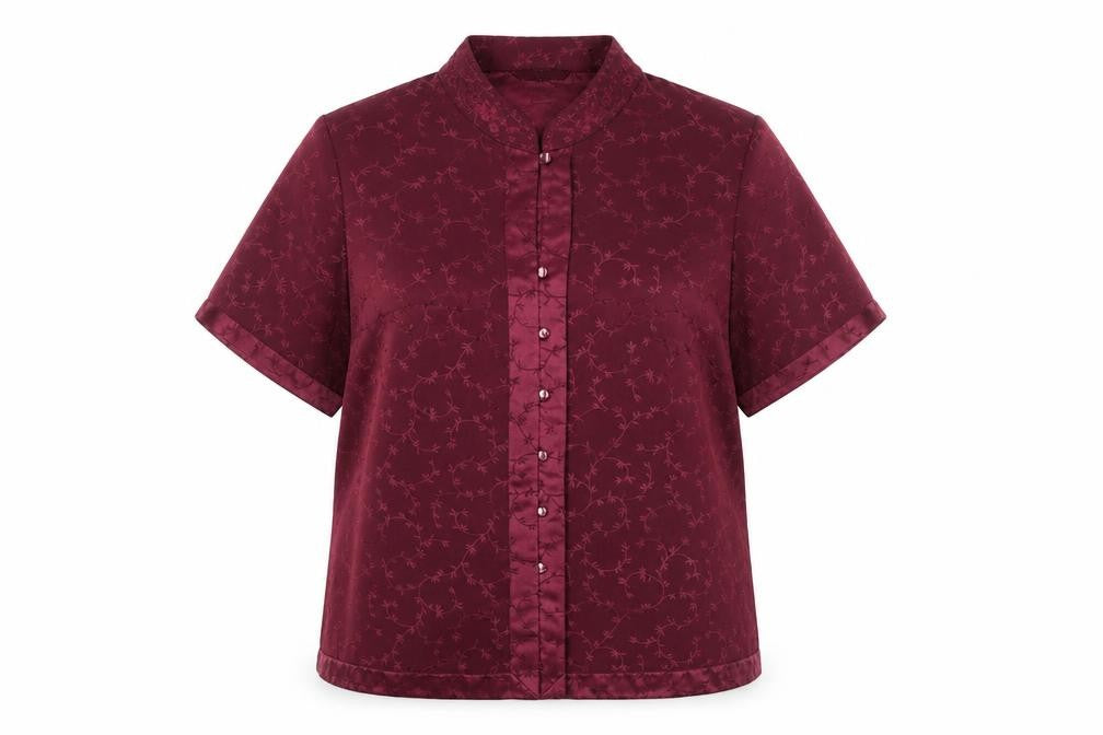 Marks & Spencer Women's Red Floral Blouse, Size 18