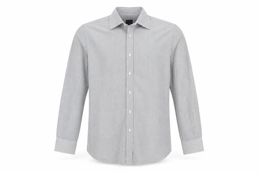 Daniel Hechter Men's Striped Shirt, 15.5, Long Sleeve