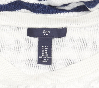 Gap Women's Multicoloured Striped Pullover Jumper XS