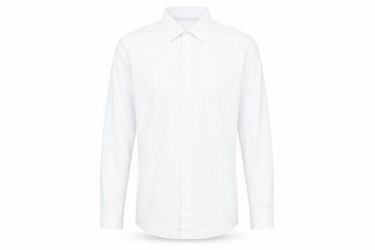 Taylor & Wright Men's White Slim Fit Shirt, Size 15