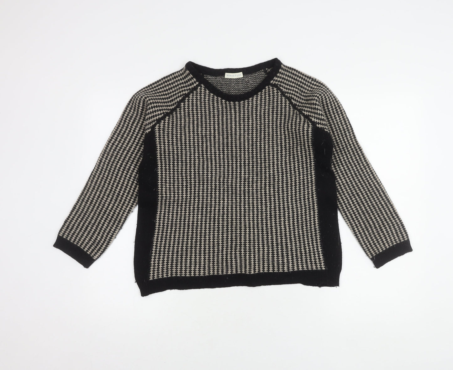 Whistles Women’s Black Geometric Pullover Jumper