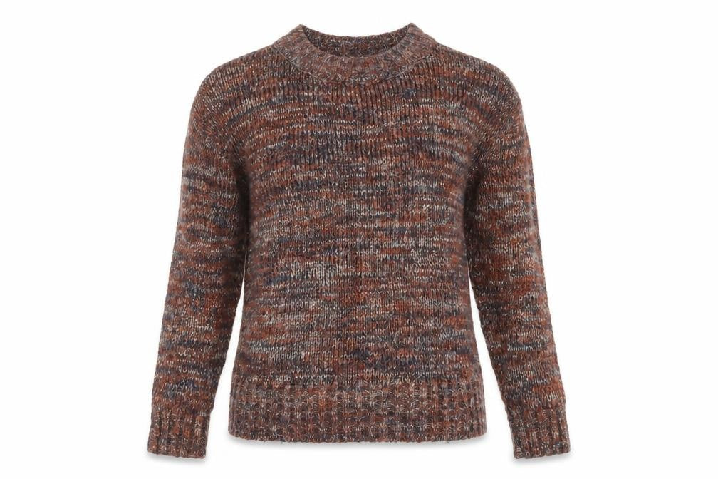 Fat Face Women's Multicoloured Chunky-Knit Pullover Jumper