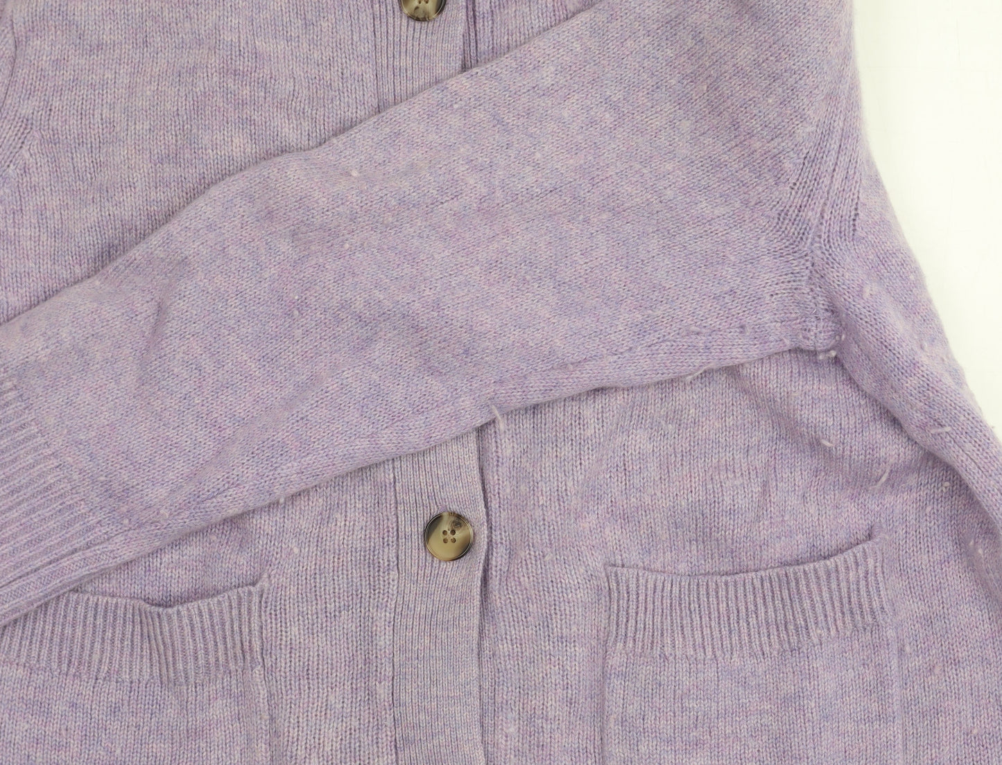 Marks and Spencer Women's Purple Cardigan Size 16