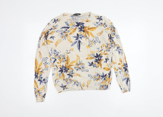 Bonmarché Women's Multicoloured Floral Pullover Jumper Size 12/14