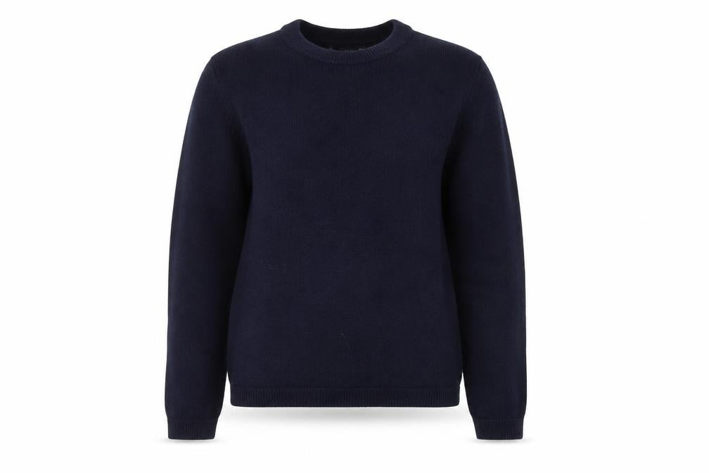 Zara Unisex Blue Medium Pullover Crew Neck Jumper