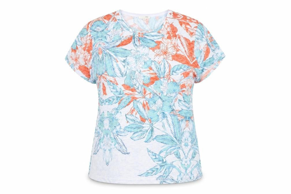 Forever One Women's Multicoloured Floral XL T-Shirt