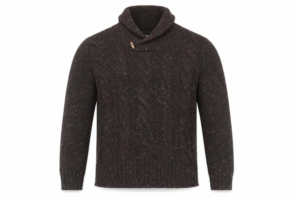 Marks & Spencer Men's Brown Acrylic Jumper M