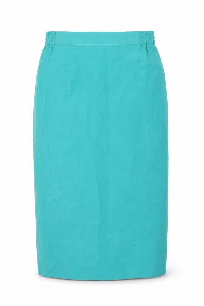 FINK Women's Green Midi Pencil Skirt, Size 10