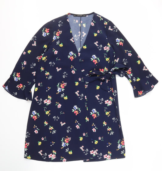 Zara Basic Women's Multicoloured Floral Dress Size S