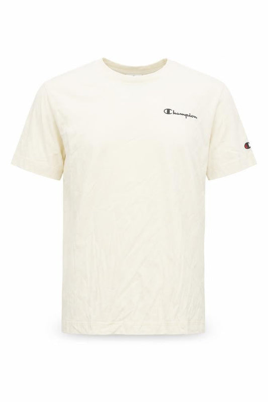Champion Men's Ivory XS T-Shirt with Logo
