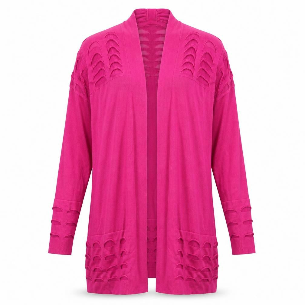 Marks & Spencer Women's Pink Open Front Cardigan, Size 12
