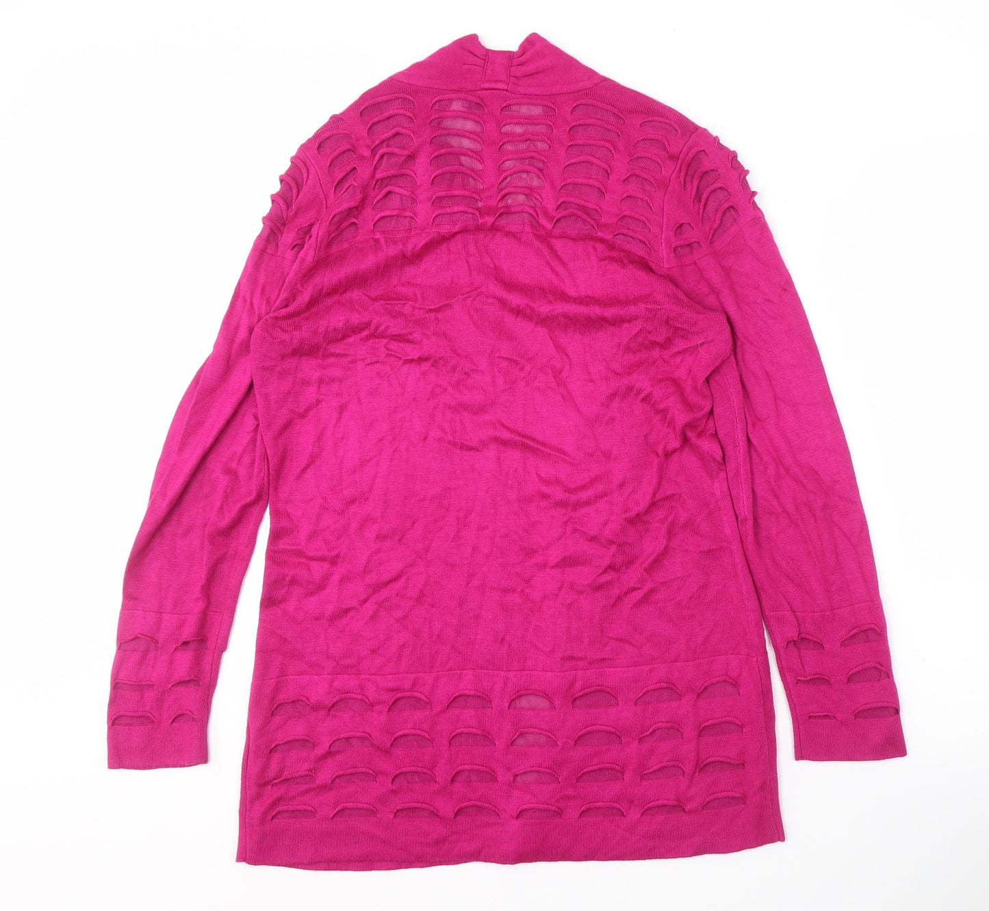 Marks and Spencer Women's Pink Open Front Cardigan, Size 12