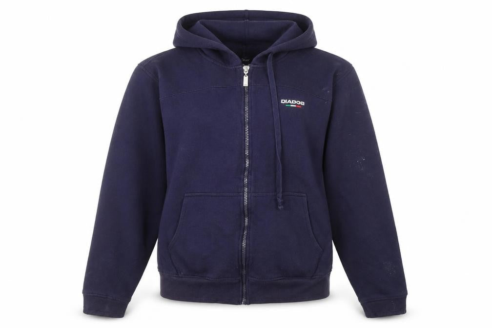 Diadora Women's Blue Full Zip Hoodie Size 12