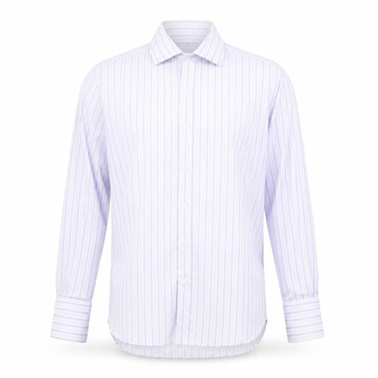 Savoy Taylors Guild Men's Multicoloured Striped Shirt - Size 16