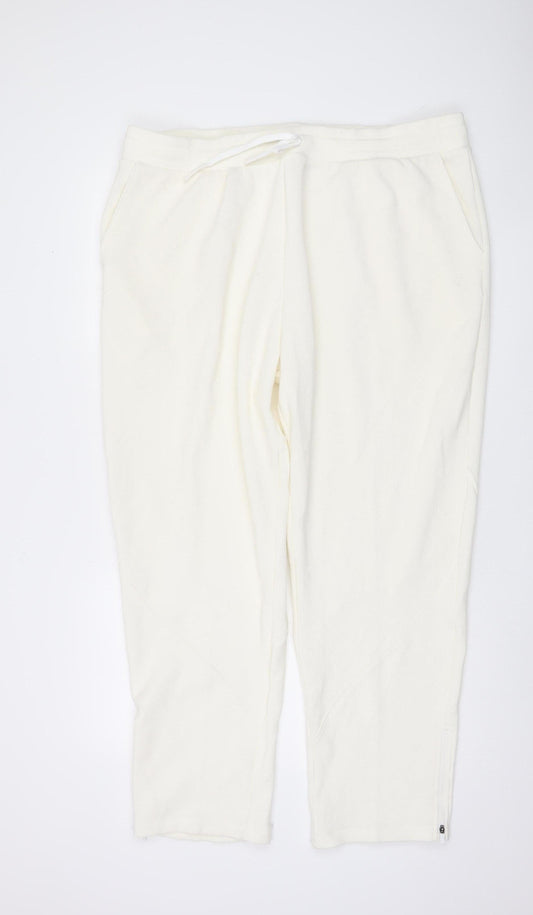 Marks and Spencer Ivory Women's Jogger Trousers