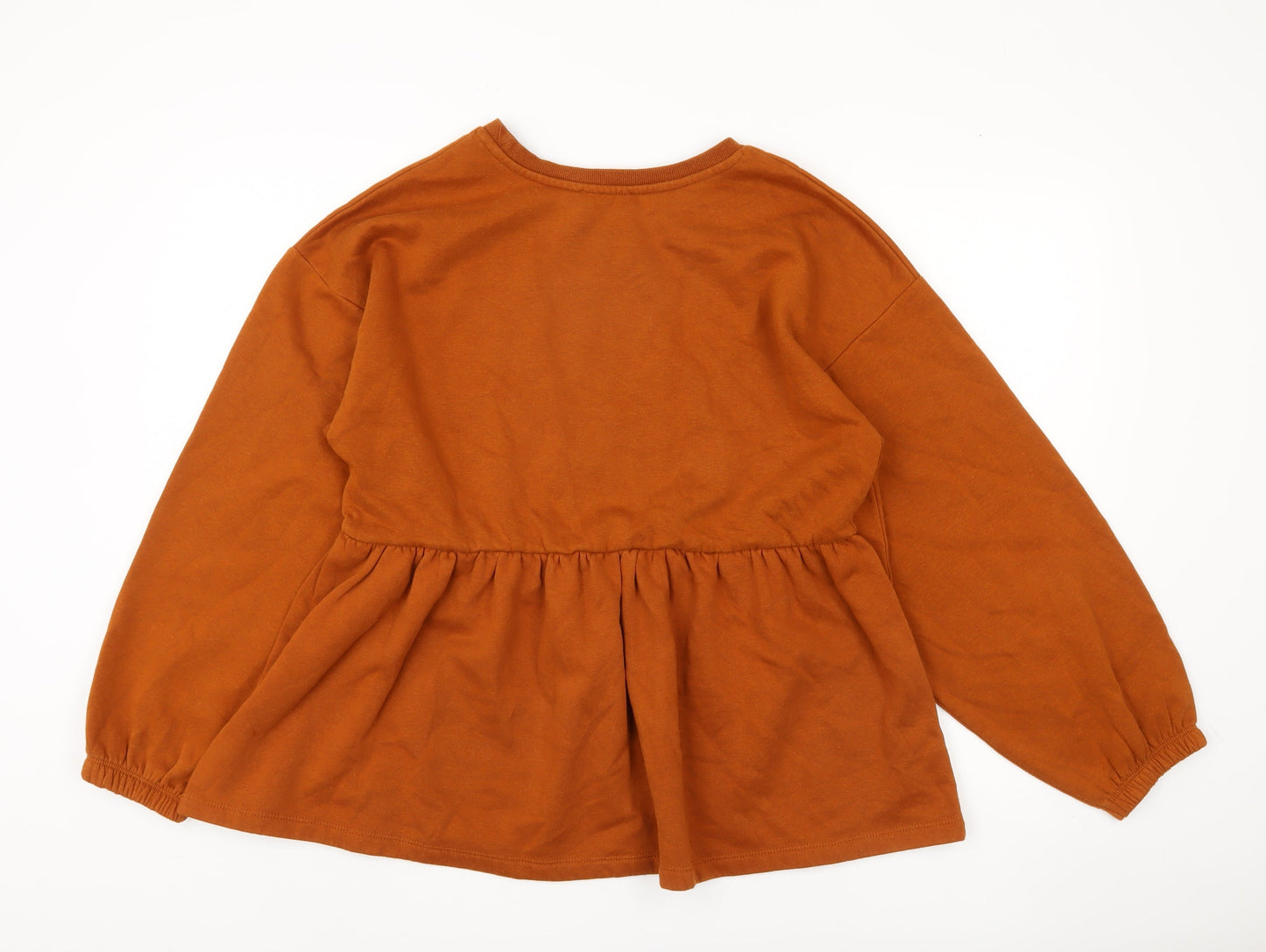 Zara Women's Brown Pullover Sweatshirt M Casual