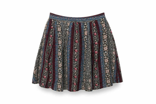 New Look Women's Multicoloured A-Line Floral Skirt Size 10