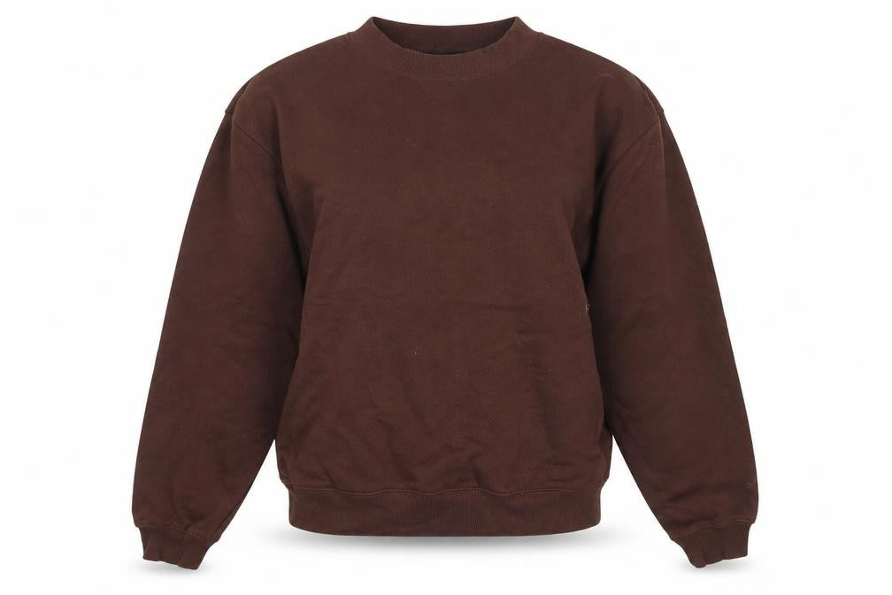Monki Women's Brown Pullover Sweatshirt 2XS