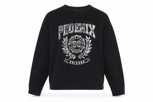 New Look Women's Black Graphic Sweatshirt Size M