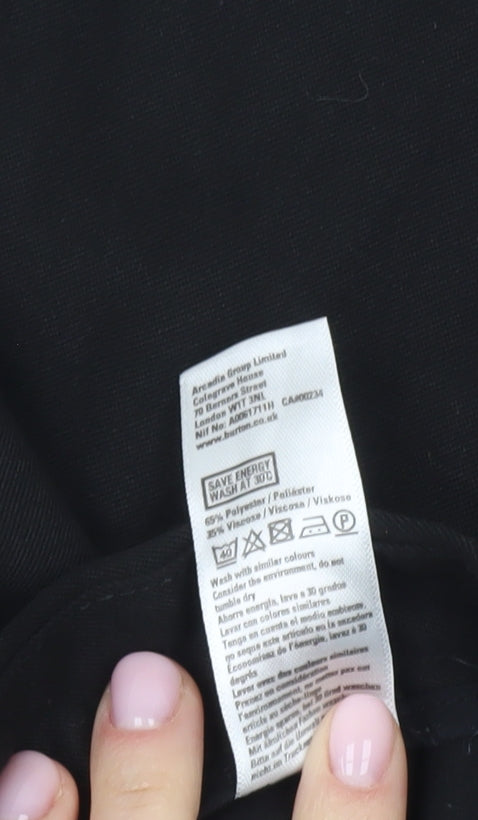 Burton Menswear Black Dress Pants Men's Size 34 S